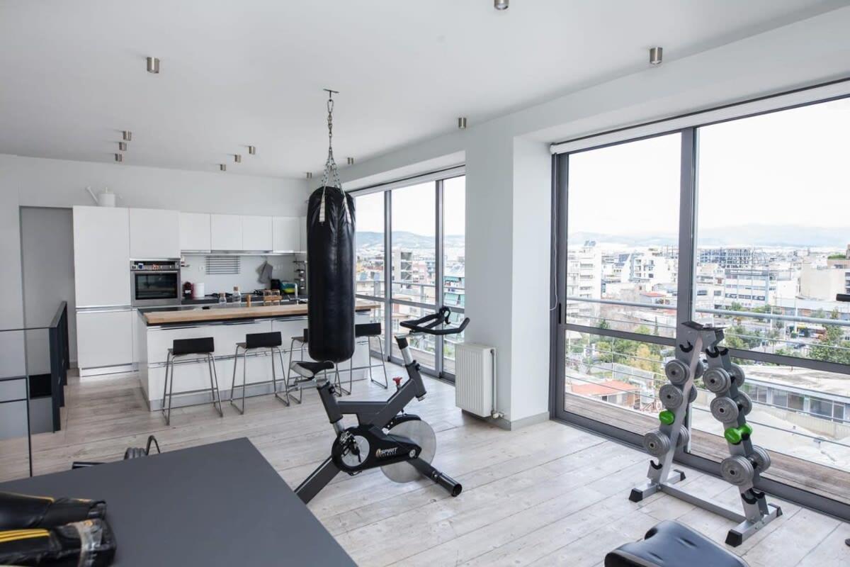 شقة Penthouse With 360 View Of Athens And Private Gym المظهر الخارجي الصورة