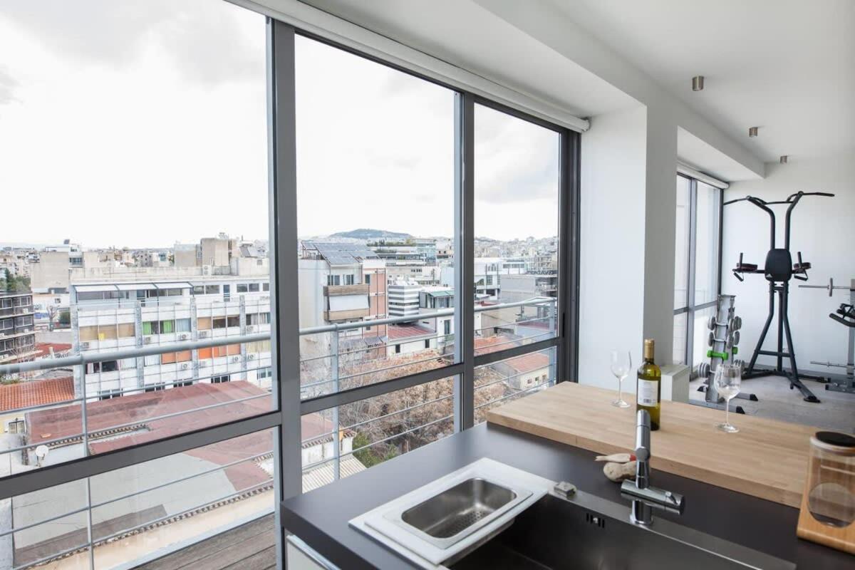 شقة Penthouse With 360 View Of Athens And Private Gym المظهر الخارجي الصورة